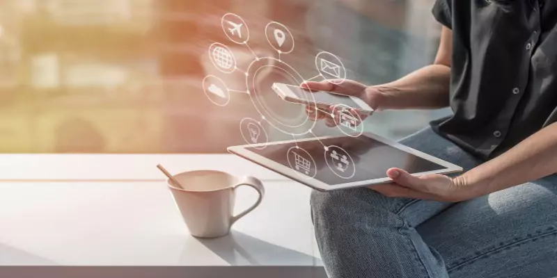 a young girl is working on pay per click marketing strategies